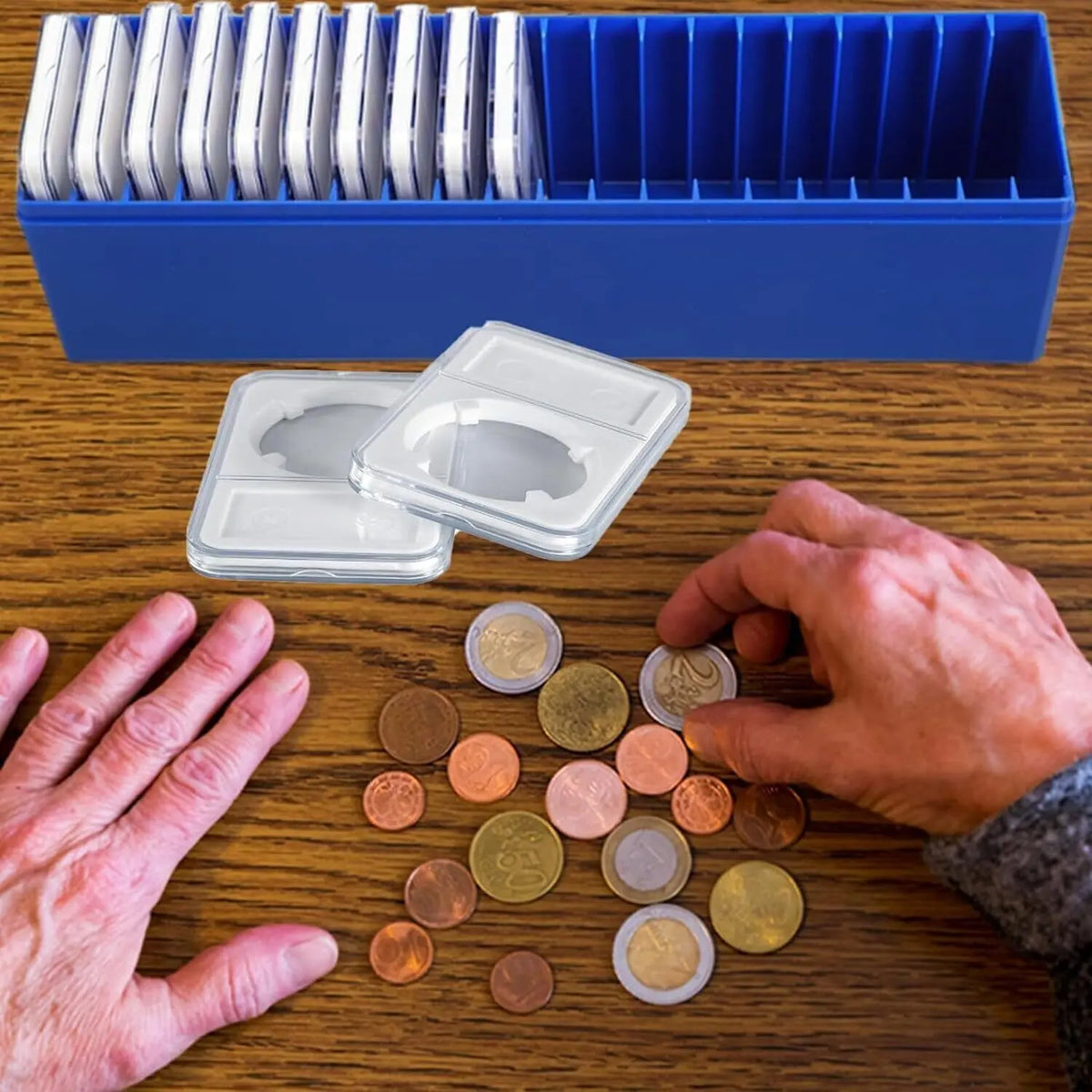 3 Plastic Coin Storage Box Case Coin Holder Tray for PCGS NGC PCCB PMGab 20 Slab