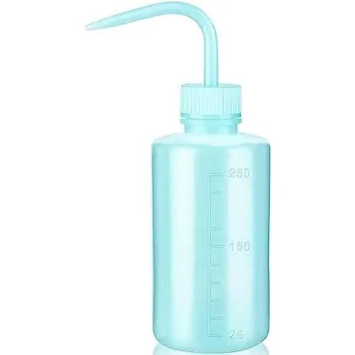 150ML Premium Eyelash Water Bottle for Extensions, 5.1oz White Water Bottles No Need to Squeeze Hard, Easy to Carry Eyelash Bottle Rinse for Eyelashes, Cleaning(1 pack)