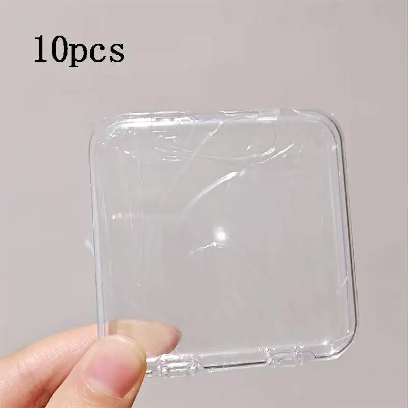 Clear Nail Boxes: Transparent Nail Storage, Small Nail Wearing Boxes, Tool & Accessories for Nail Care, Organizer Storage Supplies, Beauty Supplies Organizer, Clear Acrylic Storage, Acrylic Organizers