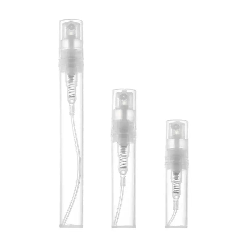 2/3/4/5ML Mini Clear Plastic Spray Bottle Empty Perfume Atomizer Cleaning Travel Bottles Set Essential Oils Refillable Bottles