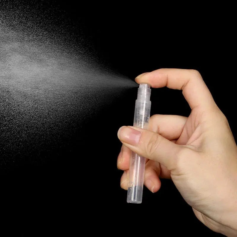 2/3/4/5ML Mini Clear Plastic Spray Bottle Empty Perfume Atomizer Cleaning Travel Bottles Set Essential Oils Refillable Bottles