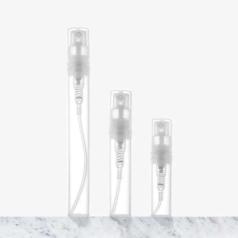2/3/4/5ML Mini Clear Plastic Spray Bottle Empty Perfume Atomizer Cleaning Travel Bottles Set Essential Oils Refillable Bottles