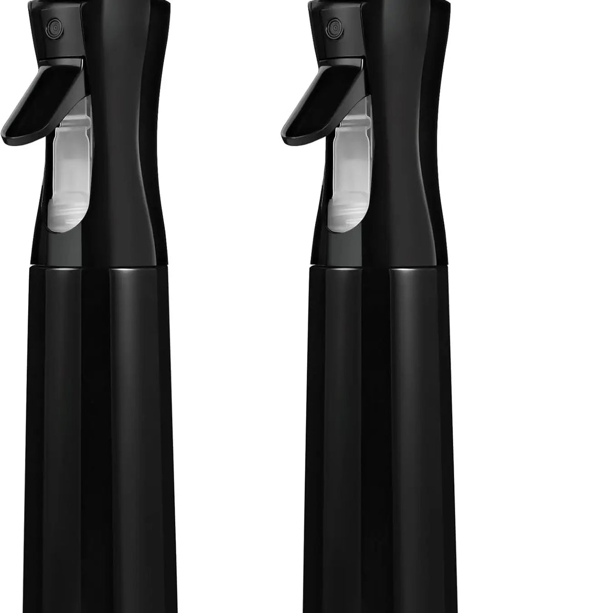 2-Pack Continuous Fine Mist Spray Bottles for Hair - Ultra-Fine Mist for Hairstyling, Cleaning, Plants & More - BPA-Free, Leak-Proof, 360° Spray, Durable - 300 ml/10.1oz per Bottle - Unisex