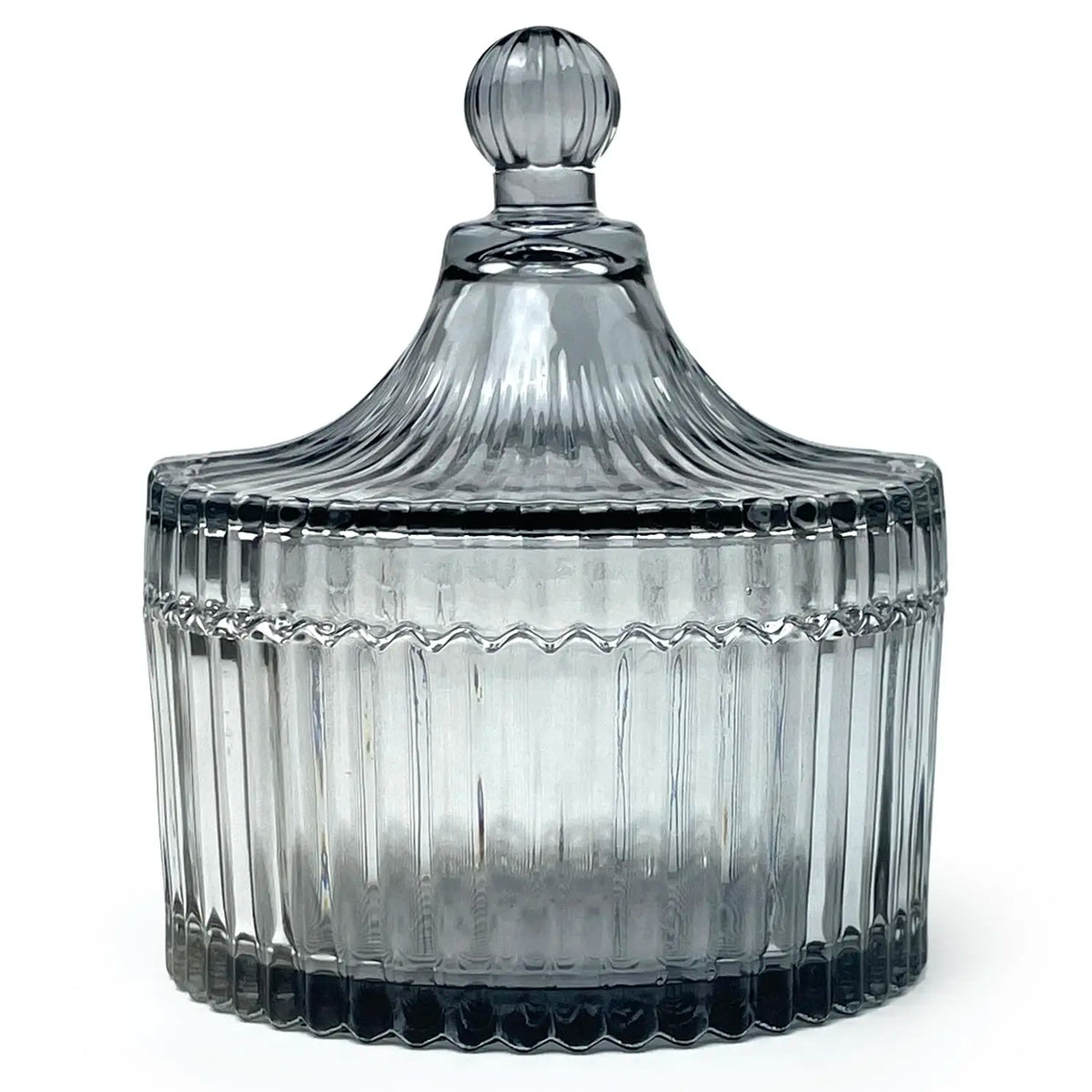 Purplish Red Lead-Free Glass Canister with Lid - Minimalist Can-Shaped Jar, Small/Large Options, Kitchen Preserving Container, Jewelry/Candy Dish, Office Accessories Storage, Crystal Look with Dazzling Light