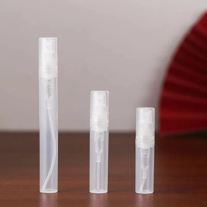 2/3/4/5ML Mini Clear Plastic Spray Bottle Empty Perfume Atomizer Cleaning Travel Bottles Set Essential Oils Refillable Bottles