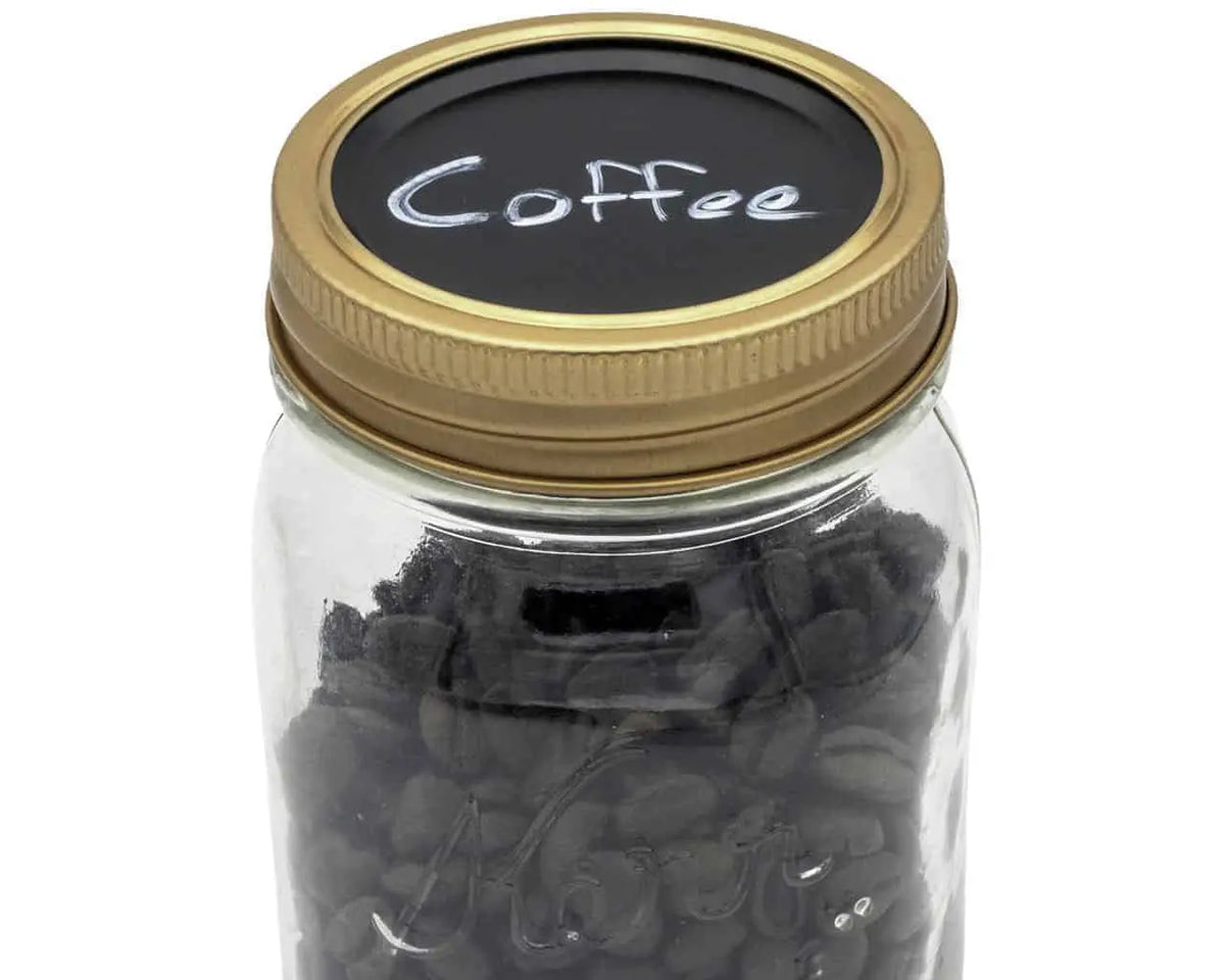 Chalkboard Lid Inserts for Mason Jars 6 Pack