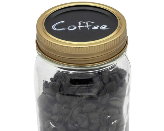 Chalkboard Lid Inserts for Mason Jars 6 Pack