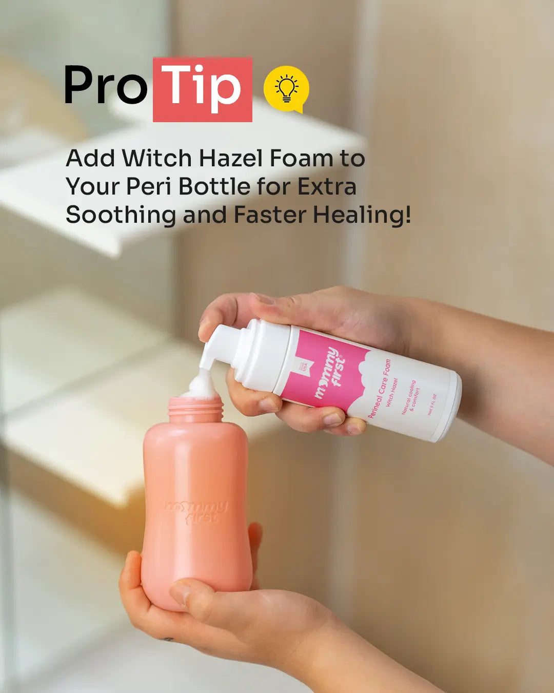 Upside Down Peri Bottle | Sunset Glow - Elegant Design with Unique Shape for Versatile Use