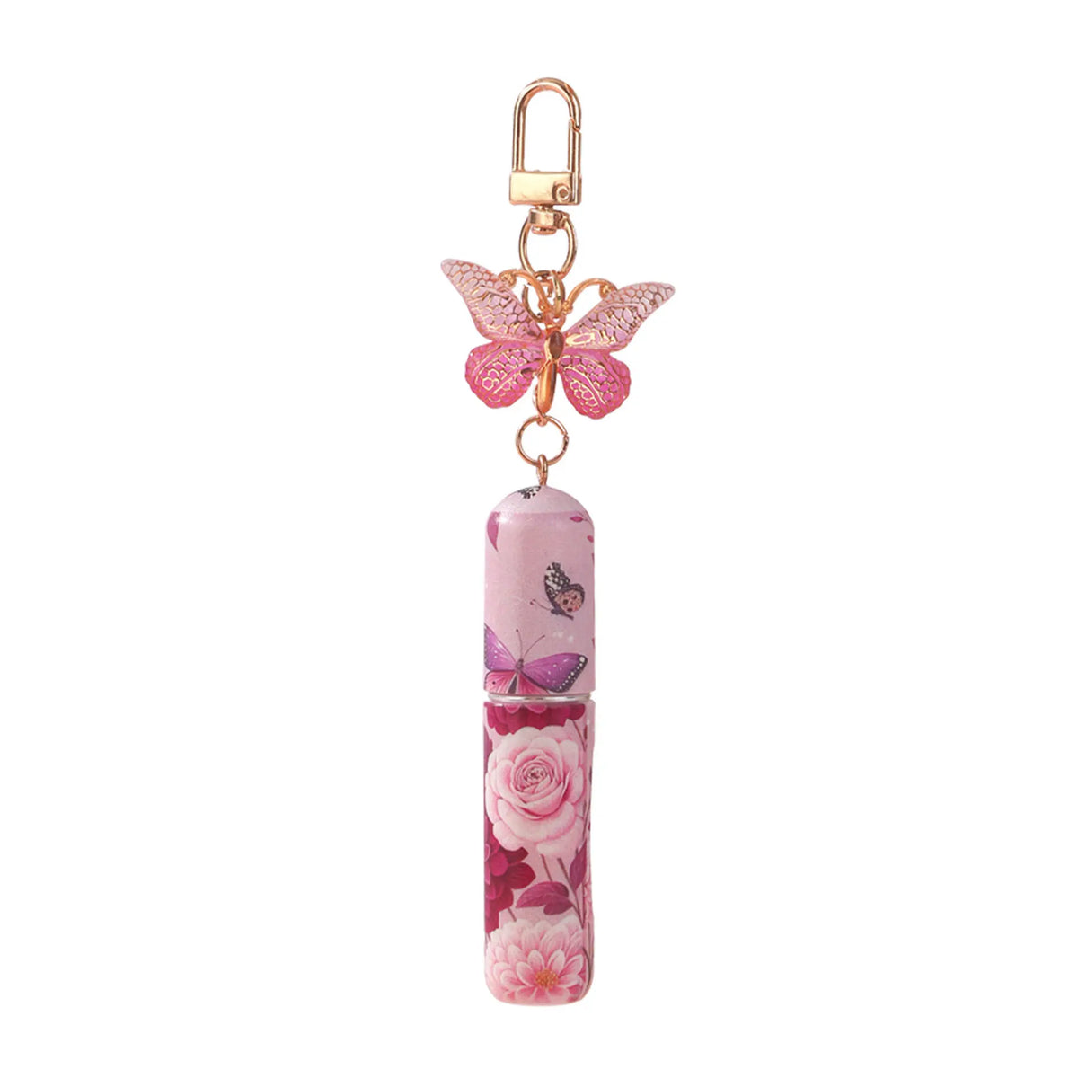 Perfume bottle keychain, butterfly girl style 5ML perfume refill bottle, portable for travel Refillable bottle