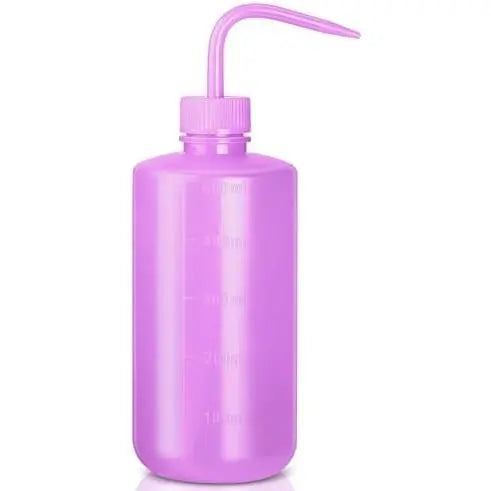150ML Premium Eyelash Water Bottle for Extensions, 5.1oz White  Water Bottles No Need to Squeeze Hard, Easy to Carry Eyelash Bottle Rinse for Eyelashes, Cleaning(1 pack)