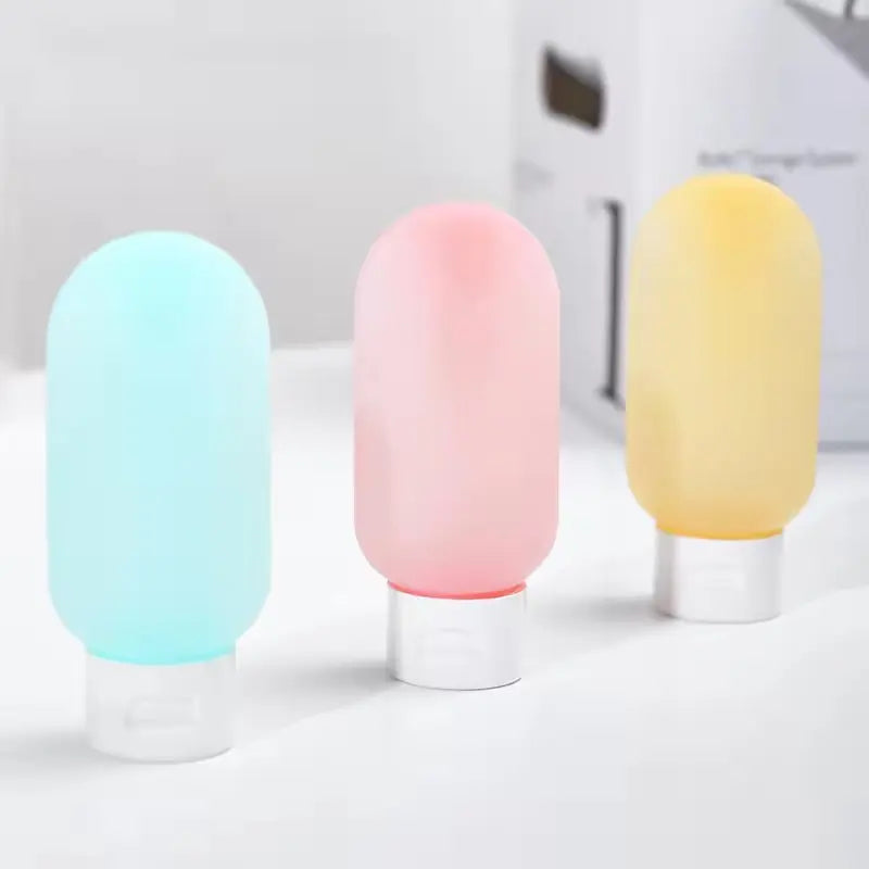 3pcs/11pcs Portable Refillable Design Bottle Travel Set, Plastic Travel Bottle, Container Set, Toiletries Storage Bottle, Bath and Wash Separate Bottles, Ideal for On-The-Go Use