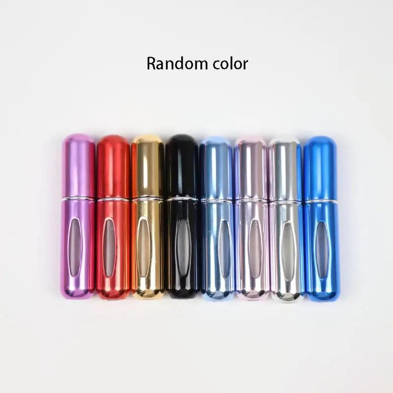 4PCS 5ML Refillable Perfume Atomizer Travel, Portable Mini Pocket Perfume Atomizer for Travel Accessories Tin Canister Organiser Bottle