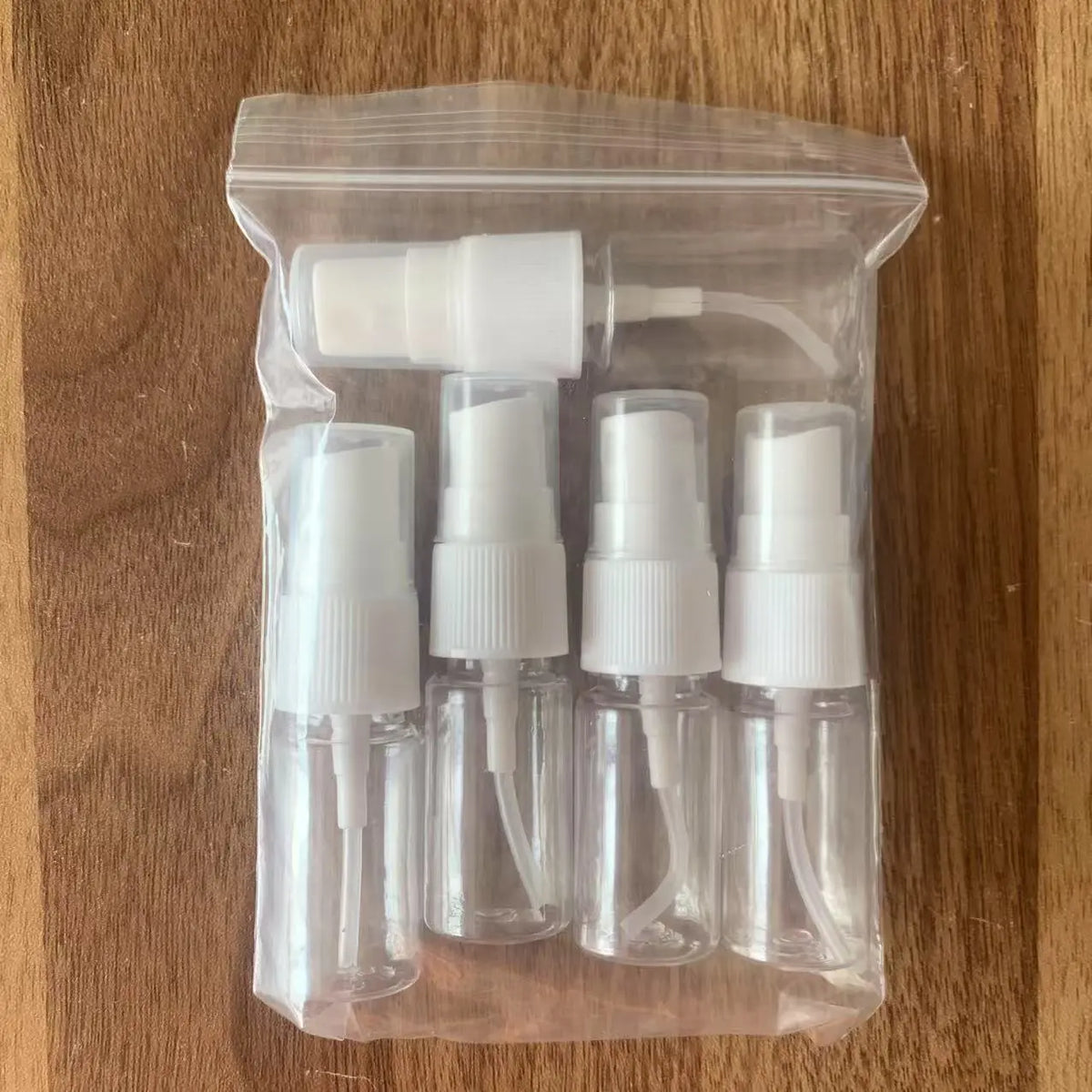 Reusable Transparent Pet Plastic Portable Spray Bottles, Refillable Design, Travel Container Bottle, Empty Perfume Containers, Available in Sizes 10ML 20ML 30ML 50ML 100ML, Clear Bottle