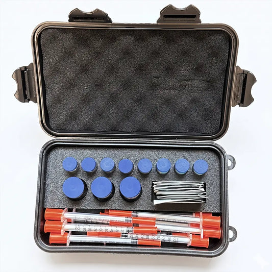 Peptide Storage Case –  Boxes 3ml 10ml 30ml Vial High Quality Insulin Case with Secure Slots for Peptide Bottles & Syringes – Ideal for Travel, Office, School Supplies, Desk Accessories – Multiple Configurations