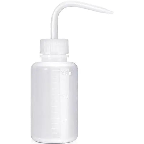 150ML Premium Eyelash Water Bottle for Extensions, 5.1oz White  Water Bottles No Need to Squeeze Hard, Easy to Carry Eyelash Bottle Rinse for Eyelashes, Cleaning(1 pack)
