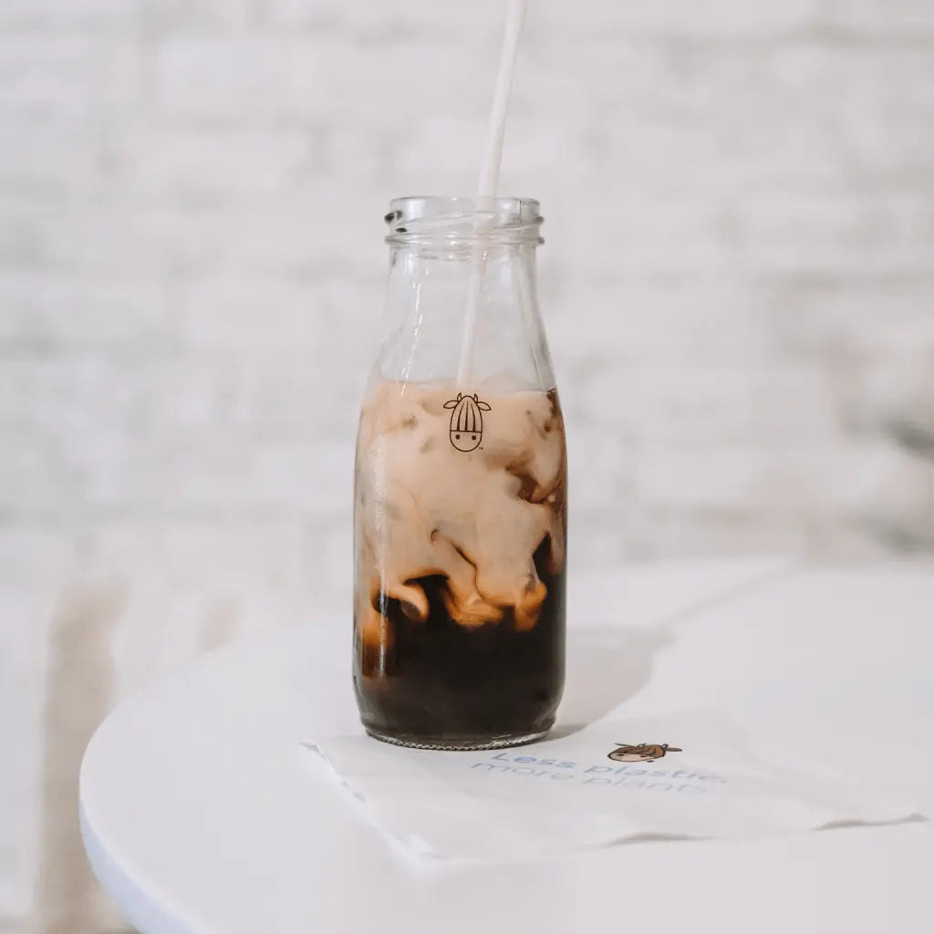 Glass Creamer Bottles - Set of 2