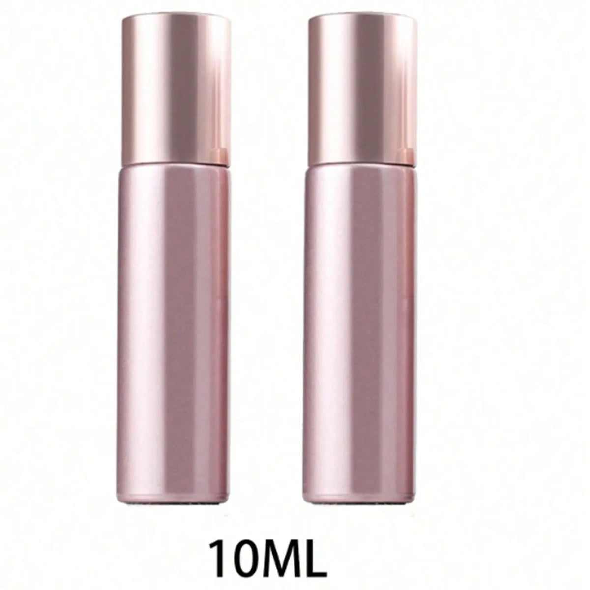 Rose Gold Glass Roller Ball Bottle, Essential Oil Bottle, Perfume Roller Ball Bottle, Travel Size, Reusable, Refillable Design, Stainless Steel Refillable, Stainless Steel Roll-On Cap, Scented Oil Bottles, Oil Container