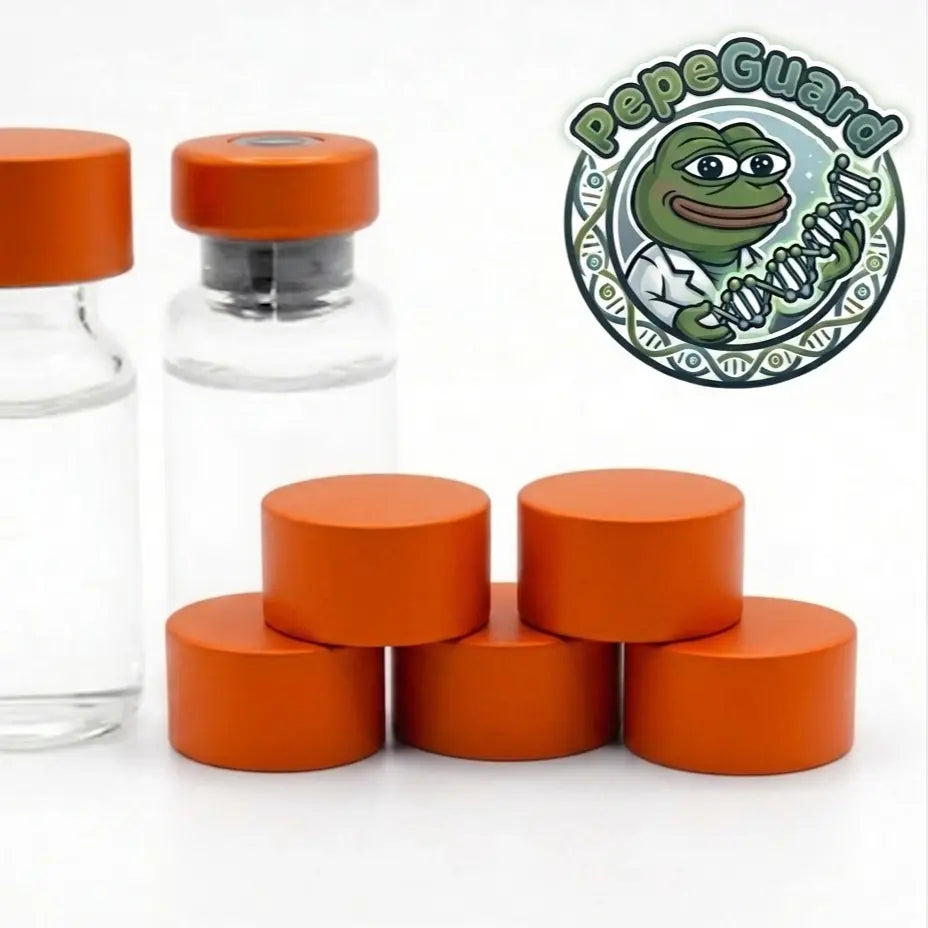 PepeGuard Vial Caps - Reusable Protective Organizer for Peptides, GLP-1, Insulin | Fits 3ML, 5ML, 10ML, 30ML Vials