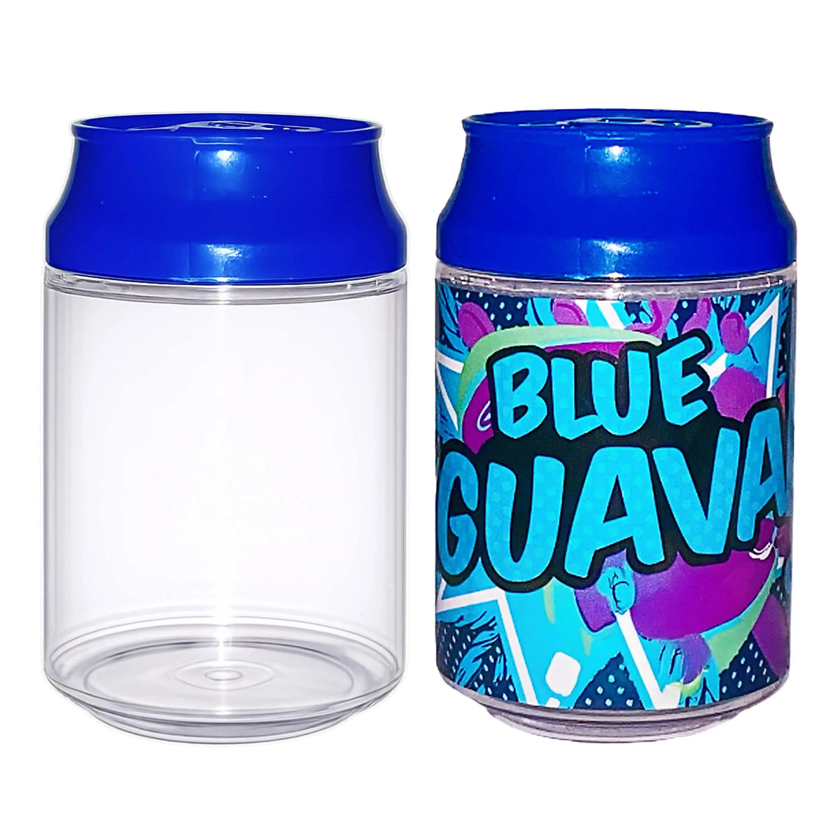 12 Pack Soda Can Style Storage Containers with Lids and Decorative Wrap Labels