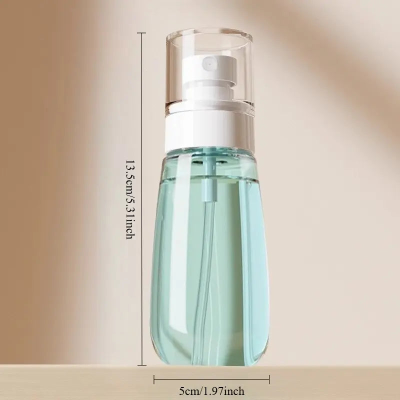 3pcs Small Spray Portable Transparent Spray Bottle Travel 100ml Fine Mist Mini Empty Spray Bottle Refillable Spray Containers - Leak-Proof - For Toner, Face, and Hair Spray, Pump Bottles Set