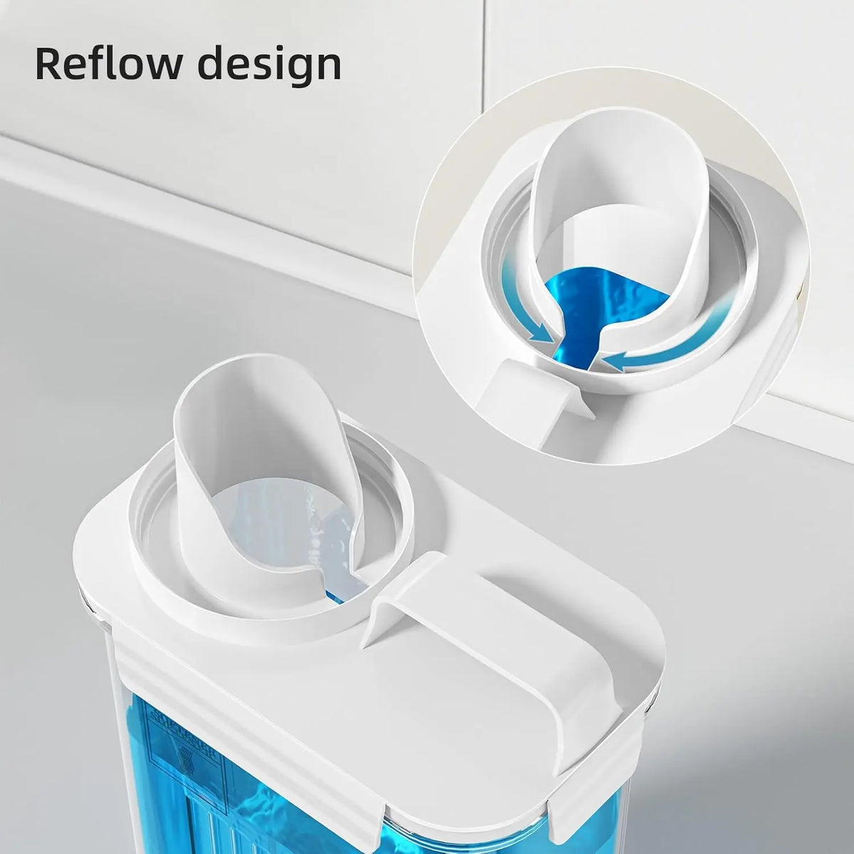 Laundry Detergent Dispenser for Laundry Room,94Oz Fabric Softener Dispenser,Liquid Laundry Detergent Container,Laundry Detergent Organizer for Laundry Room Organization with 6 Labels,2 Pack
