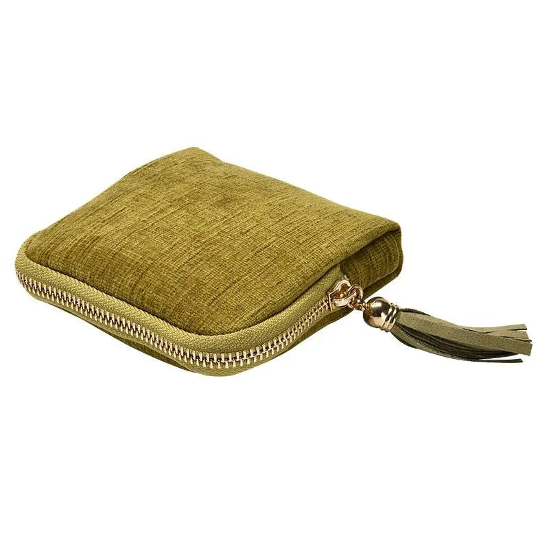 6 Layered Compartment Durable Jewelry Bag with Fringe Zipper, Bracelet Ring Organizer, Dustproof Storage, Perfect Gift for Birthdays Weddings Anniversaries