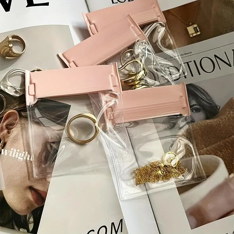 Jewelry Storage Bag, 30pcs/set Jewelry Display Bag, Accessories Box, Multifunctional Jewelry Organizer for Earrings, Rings, Necklaces, Bracelets, Multi Compartment Design, Organizing Tool, Compartmentalized Organizers, Home Jewelry Organizer