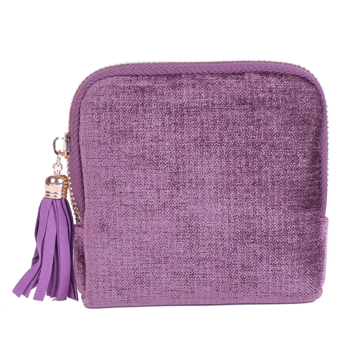 BOOVO  Small Travel Jewelry Case: 5-Layer Individual Pouch Soft Velvet Bag Organizer With Zipper For Bracelets Bangles Protect From Tangle Scratch For Travelers Fashion Enthusiasts(Cream White)