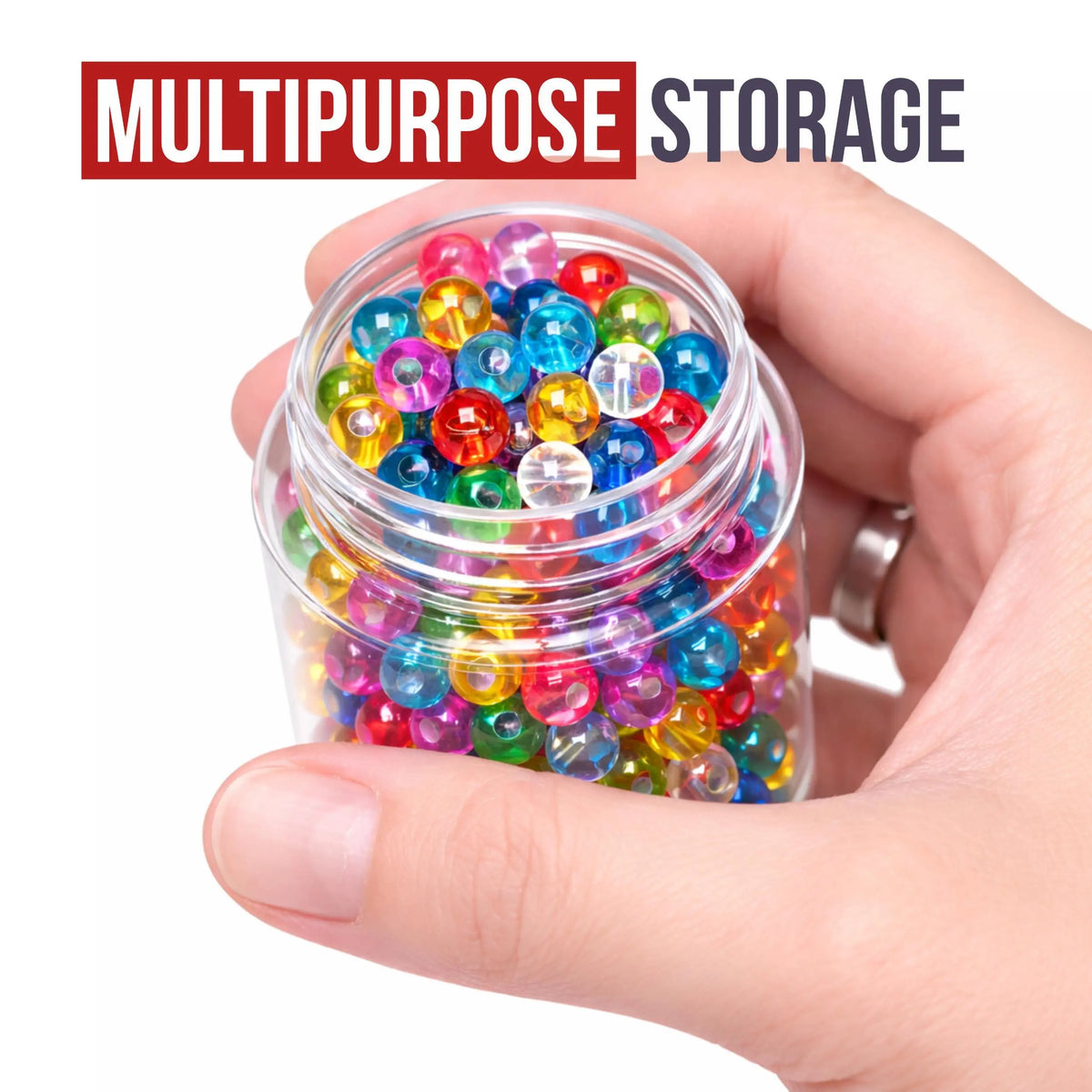 12 Pack Soda Can Style Storage Containers with Lids and Decorative Wrap Labels