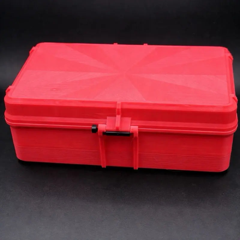 10 ml Vial Case Holds 28 Vials Red Storage Container for Lab Supplies