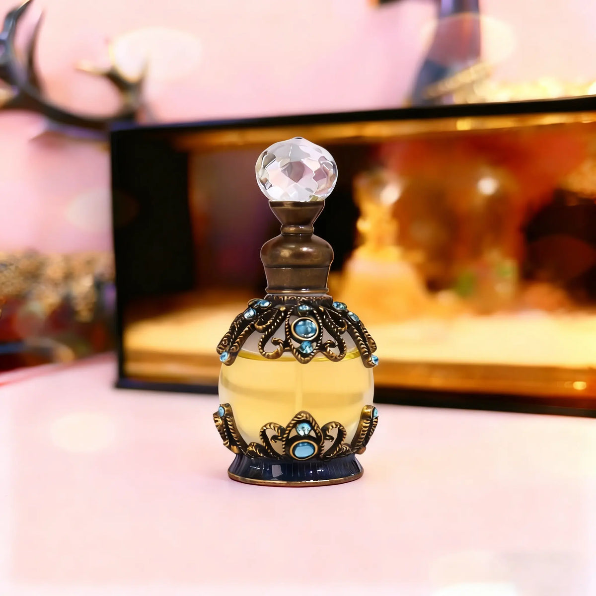15ML Medieval Vintage Perfume Bottle, Portable Aromatherapy Essential Oil Single Item, Retro Style Scented Container, Travel Container Bottle, Perfume Refillable, Travel Bottles