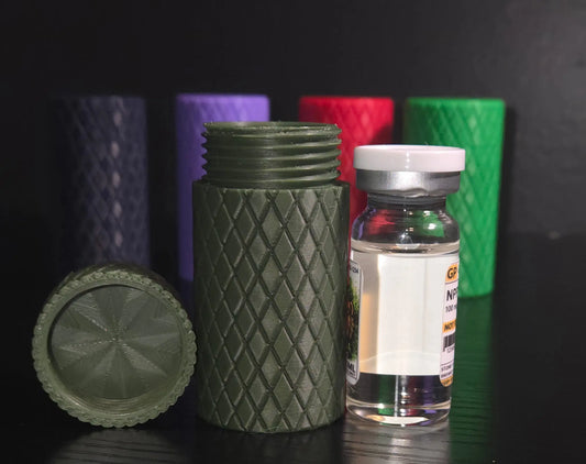 10mL Storage Vial Container - 1-Piece Standard Home Organizer with Secure Lid, Multiple Colors, Home Supplies Storage Bottles & Jars