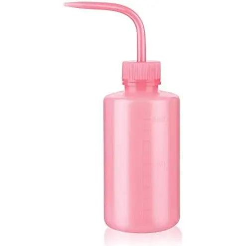 150ML Premium Eyelash Water Bottle for Extensions, 5.1oz White  Water Bottles No Need to Squeeze Hard, Easy to Carry Eyelash Bottle Rinse for Eyelashes, Cleaning(1 pack)