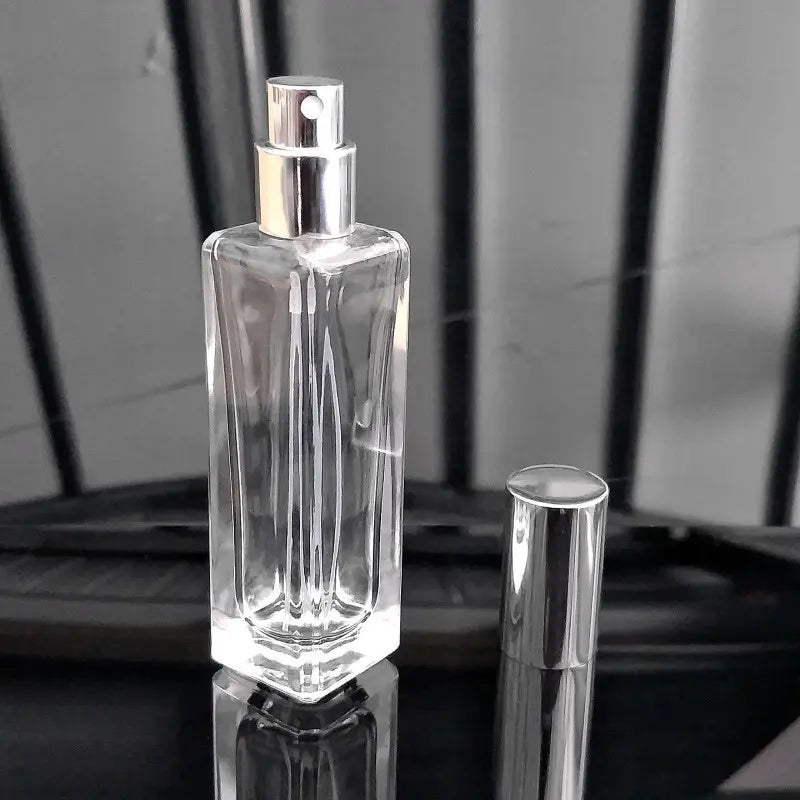 2PCS Mini Refillable Glass Spray Bottle Set, 3 Accessories, Including Funnel, Water Drip, Pump, Perfume Fine Atomizer