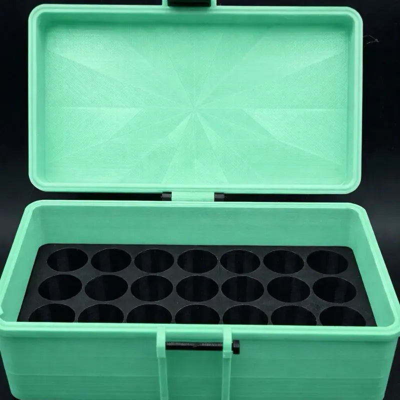 10 ml Vial Case Holds 28 Vials Red Storage Container for Lab Supplies