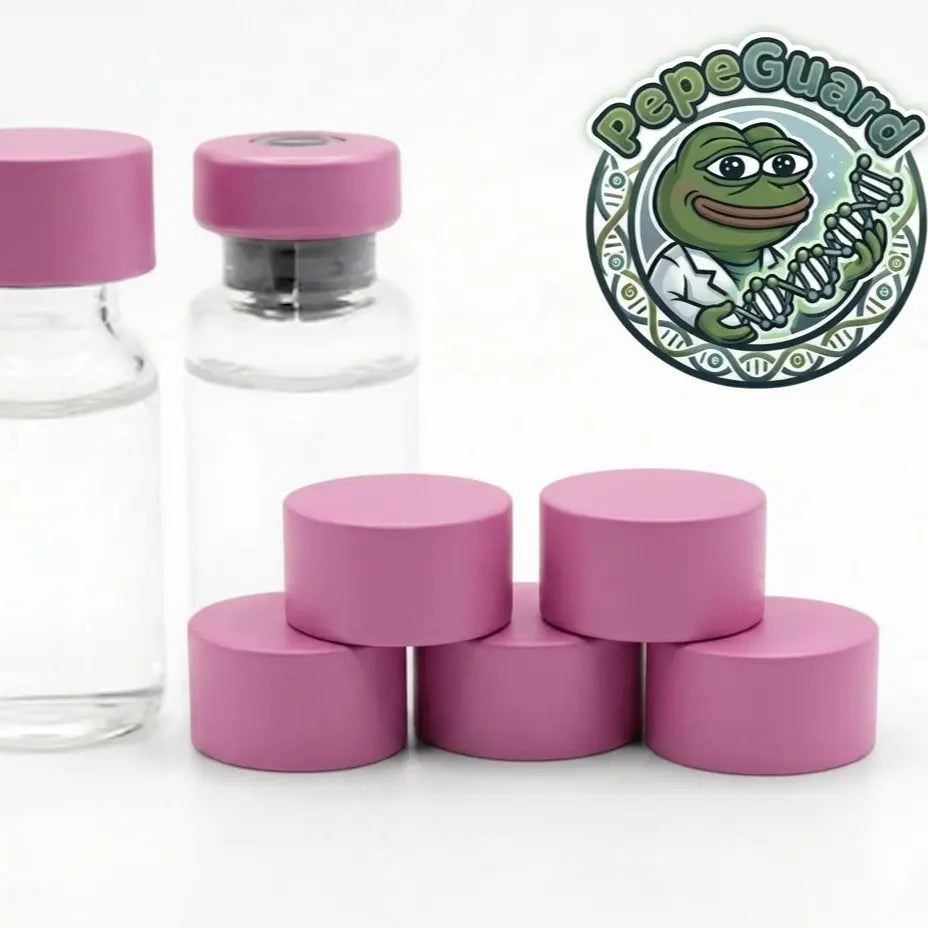 PepeGuard Vial Caps - Reusable Protective Organizer for Peptides, GLP-1, Insulin | Fits 3ML, 5ML, 10ML, 30ML Vials