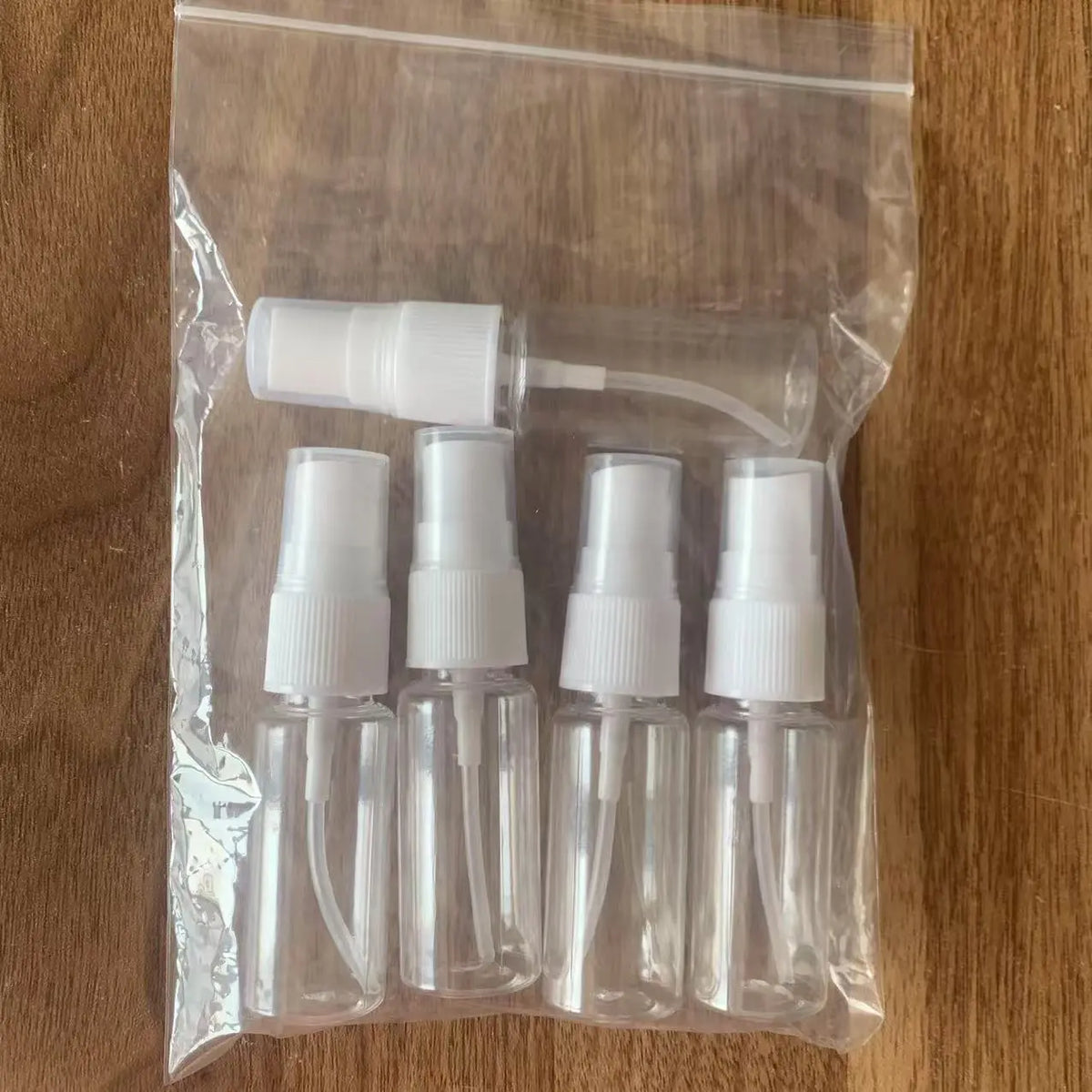 Reusable Transparent Pet Plastic Portable Spray Bottles, Refillable Design, Travel Container Bottle, Empty Perfume Containers, Available in Sizes 10ML 20ML 30ML 50ML 100ML, Clear Bottle
